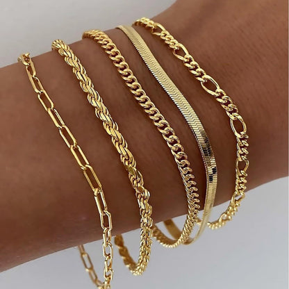 Ellis Renner Set di bracciali | Oro bianco